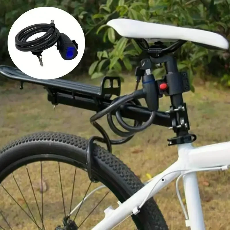Heavy Duty Motorcycle Chain Lock 80cm Metal Anti Theft Bike Lock with 2 Keys for Maximum Security and Reinforcement of Bicycle image 3