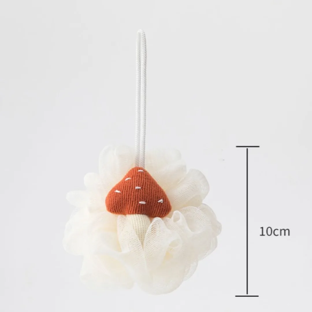 Morbido fiore da bagno schiumogeno spugna bolla per scrubber per il corpo doccia esfoliante fiore palla a rete lavaggio del corpo massaggio palla da bagno