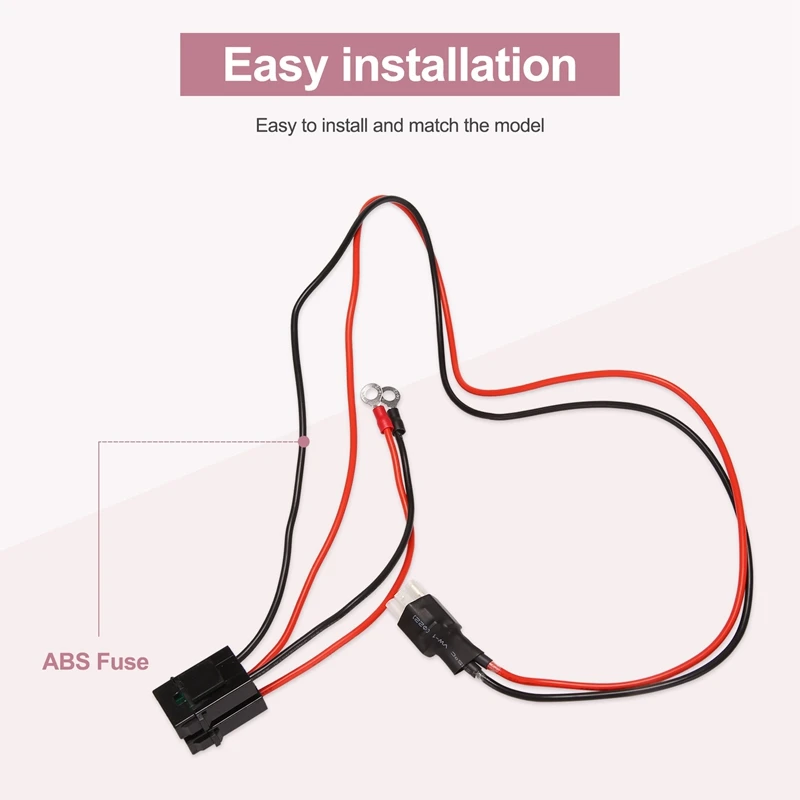 30A Fuse 6 PIN Short Wave Power Supply Cord Cable For Yaesu FT-857D IC-725A 1 Metres