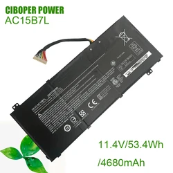 CP Battery AC14A8L AC15B7L For Aspire V15 Nitro VN7-591 591G VN7-592G 571G VN7-791G 792G VX15 VX5-591G-550Z Spin 3 SP314-51