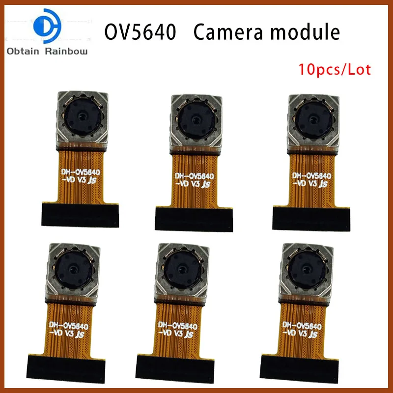 

10Pcs/Lot OV5640 AF 65° 5MP High Definition Camera Module for ESP32-CAM Auto Focus Soft Board 24PIN 0.5MM Pitch