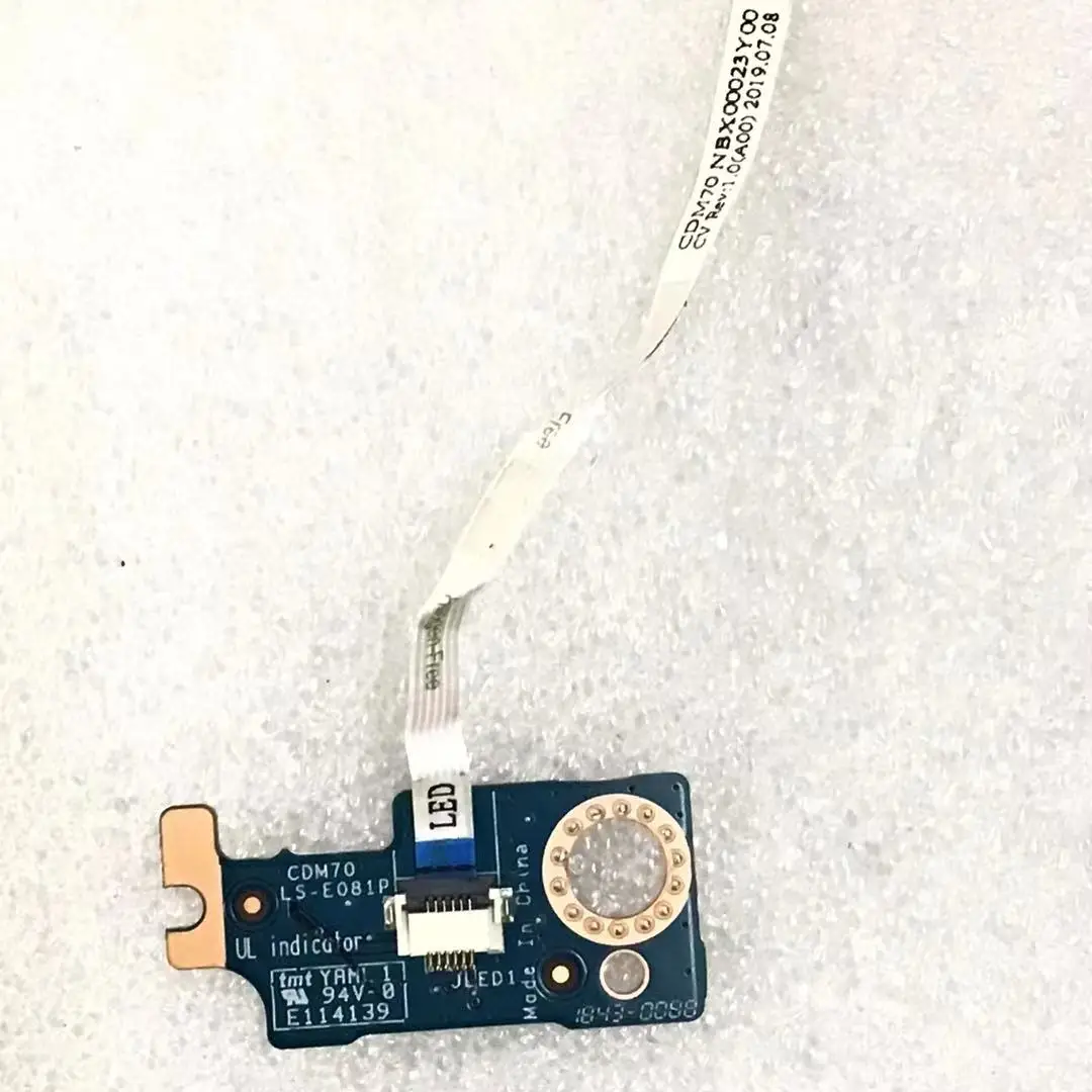 

LS-E081P FOR Dell Latitude E5480 E5490 LED Light Small Plate Sensing Indicator Light Plate CDM70 E 114139