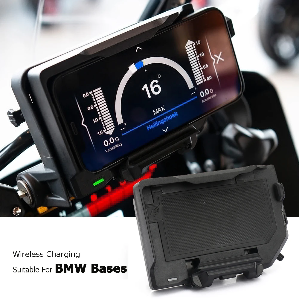 

For BMW R1200GS R1250GS Adventure R1300GS F750GS F850GS R1250R New Motorcycle Phone Holder USB Fast Charging Wireless Charger