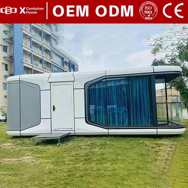 

Garden Houses Prefabricated Real House Tiny Home Prefabricated House for Spain Pre Fab Homes Space Capsule Home Buildings Prefab