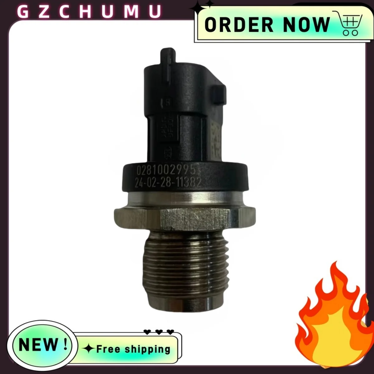 

Датчик давления топливного рельса 0281002995 для дизельного двигателя V OLVO C70 II 2,0