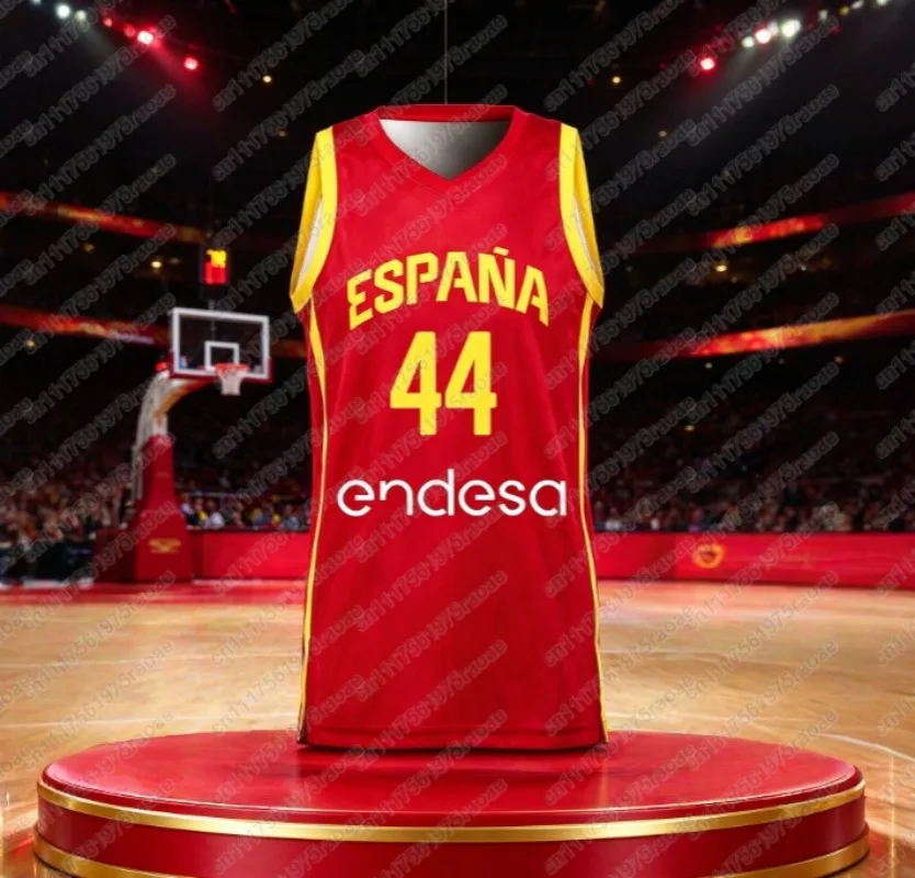 Iyana Martín #44 Awa Fam #11 Spain Basketball Outdoor Jersey Tank Top Quick Drying Breathable Lightweight Competition Tee Family