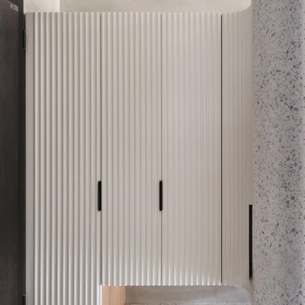 3 Meter Imitation Grille Wall Sticker NBR Foam Waterproof Fluted Wall Panel Thick Moisture-proof Fluted Wall Trim