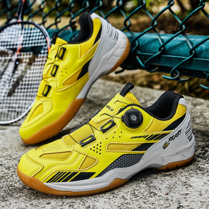 LiXingMing buty do siatkówki mężczyźni zawód siatka oddychająca konkurs Badminton tenis antypoślizgowe buty treningowe do pingponga miłośnicy