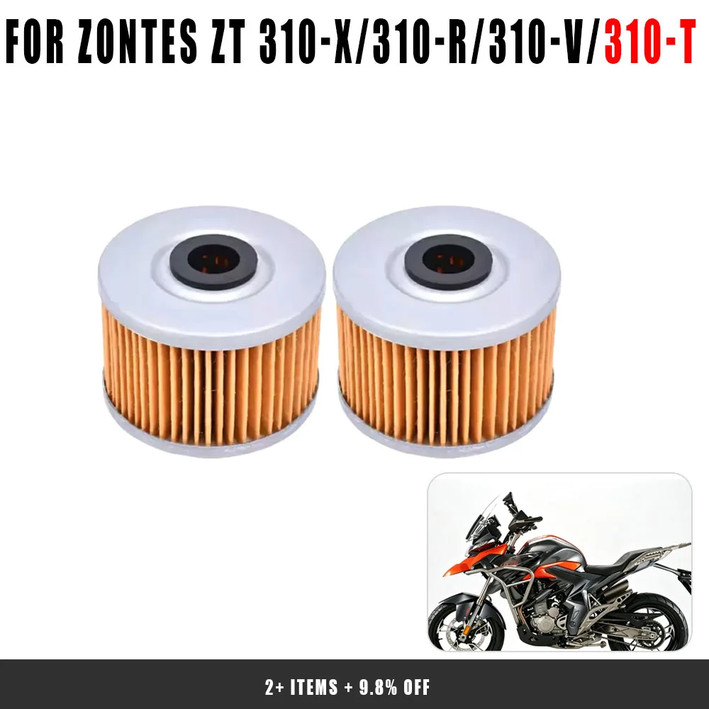 Motorcycle Filter Element For ZONTES ZT 310-X 310-R 310-V 310-T Engine Oil Filters Fit 310X 310R 310V 310T High Filtration