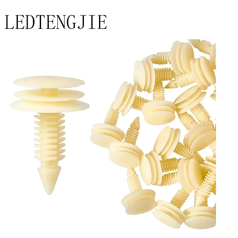 

LEDTENGJIE 8mm 30Pcs Car Clips Front Door Trim Panel Retainers Clips Replaces for GM Chevy Buick GMC Jimmy Pontiac Grand Prix