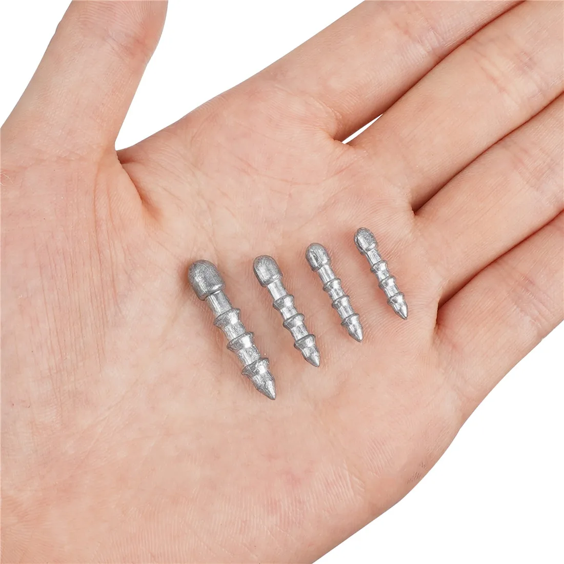 20 قطعة أوزان الأظافر الغطاسون دودة إغراء الوزن إدراج الصيد الغطاسون أحمق تلاعب سمك السلمون المرقط باس الصيد Neko تلاعب صيد السمك