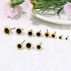 20/50Pcs Transparent Brown Doll Glass Eyes Noses Needle Felting Eyes For DIY Bears Animals Dolls Kids DIY Toys Accessories