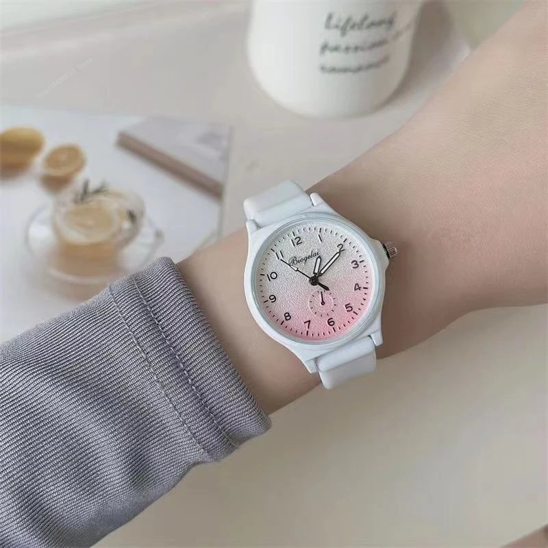 Women's Watch Silicone Strap Wristwatch Quartz Watches Women Clock Casual Female Watches Gift Reloj Mujer ساعة يد نسائية