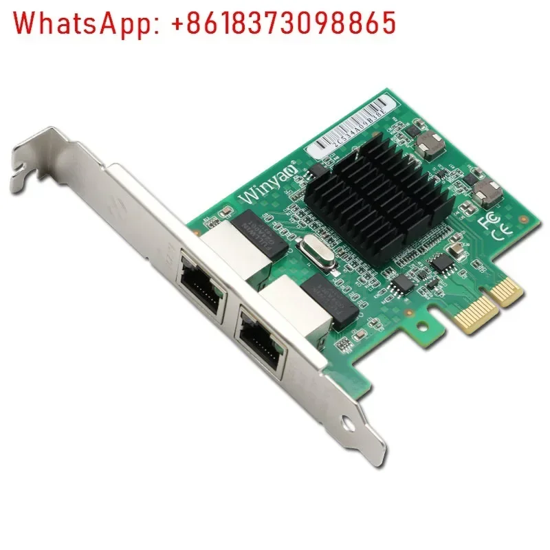 Winyao E576T2 PCI-E desktop dual port Gigabit network interface card 82576 wired network interface card 1G