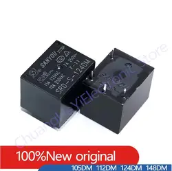 5Pcs/Lot SANYOU SRD-S-105DM SRD-S-112DM SRD-S-124DM 4PIN 10A 5VDC 12VDC 24VDC Power Relay Replaceable (JQC)HF3FF