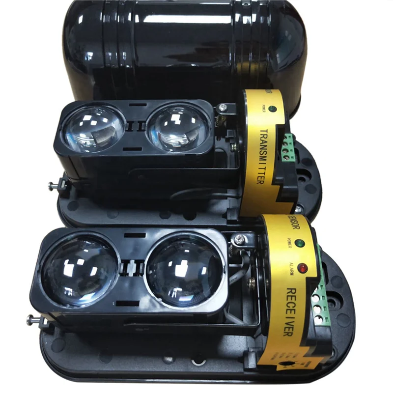 

6X Two Beams 2 Beams Infrared Detector Alarm ABT-100 Perimeter Alarm Anti-Glare Up To 50000LUX