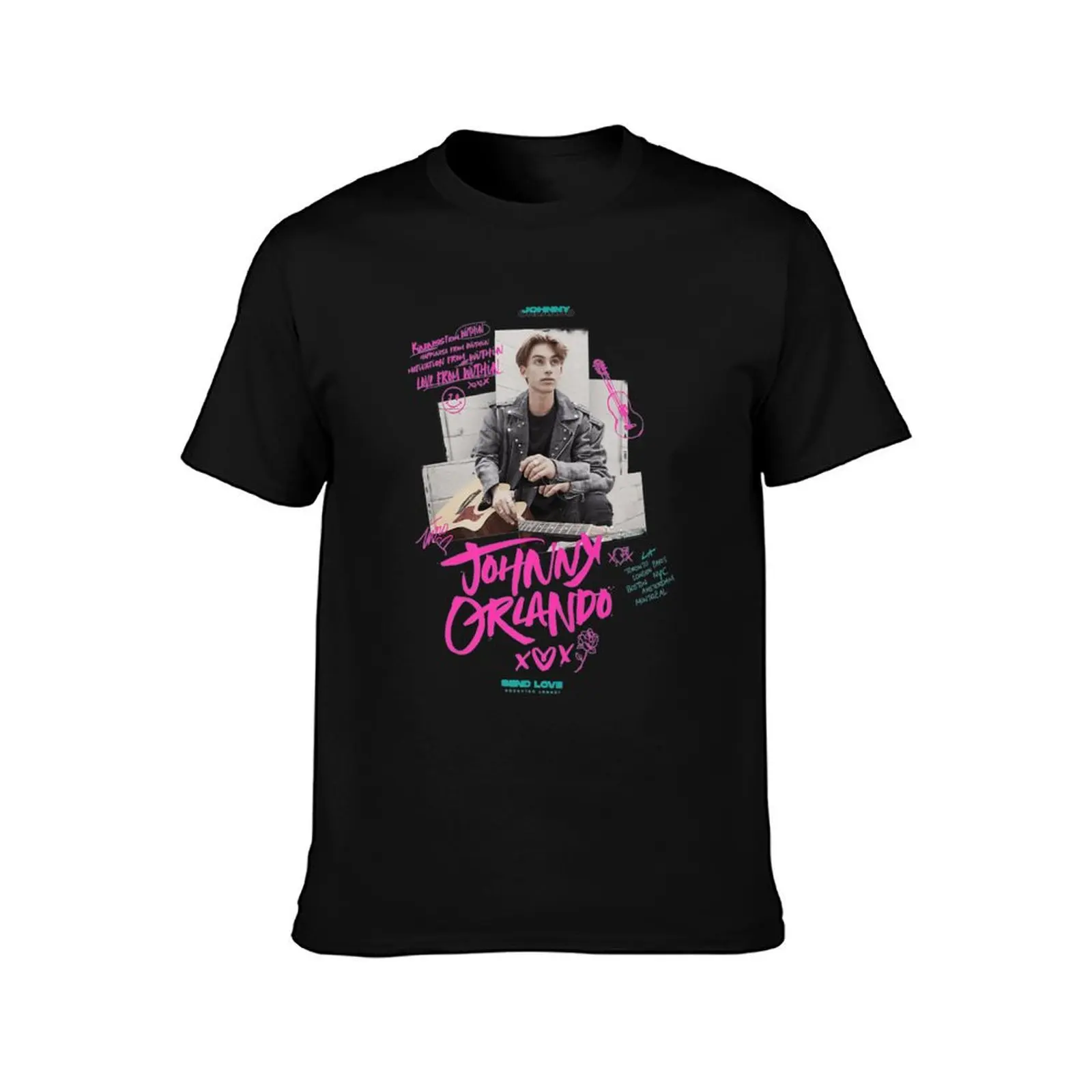 Johnny Orlando Photo Collage Premium T-Shirt t shirt for man 100 percent cotton T-Shirt