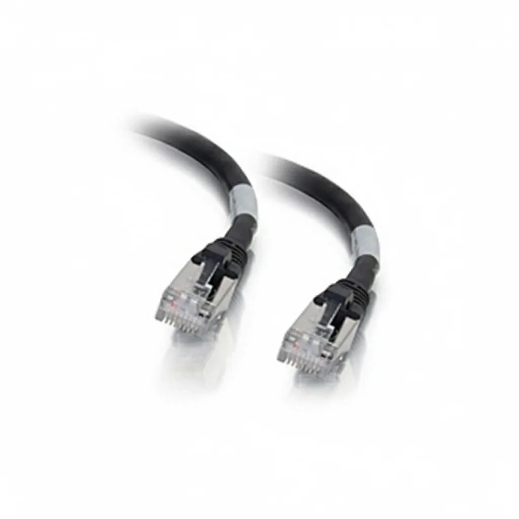 C2G 757120007159 Cable de conexión de red Ethernet CAT6a de 10 pies - Sin enganches - Blindado (STP) - 1x RJ-45 Macho - 1x - Usado como nuevo