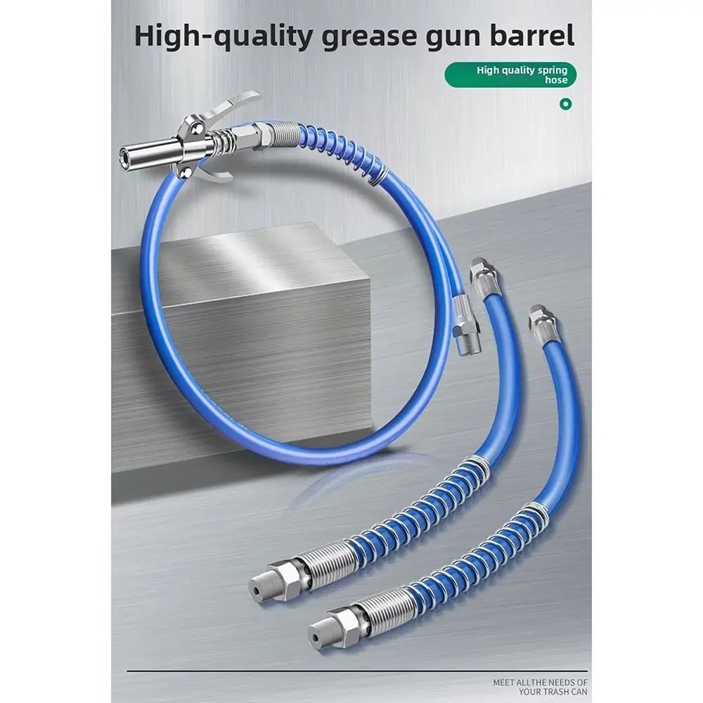 1Pcs 10000 PSI Quick Release Grease Coupler Leak Free Stainless Steel Lubrication Oil Pump Tip NPT 1/8 Two Press Release