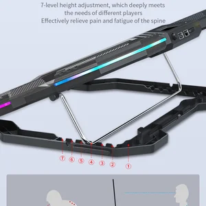 Jomaa RGB Gaming Laptop Stand Stand Cooler Notebook Note 10 Torre điều hòa không khí bán hàng chính - 3