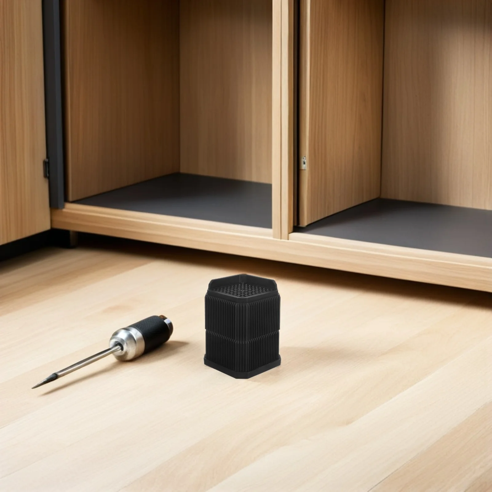 

4pcs Furniture Height Extenders: 9.5X7.6Cm Bottom Risers For Bed Couch Chair Desk Non-Slip Leveling Pads Stackable Home Office