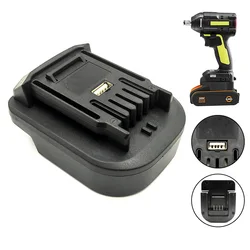 Battery Adapter Converter for Worx 4Pin Orange To Worx 5 Pin Green 20V Li-ion Battery Adapter Replacement Power Tool Converter