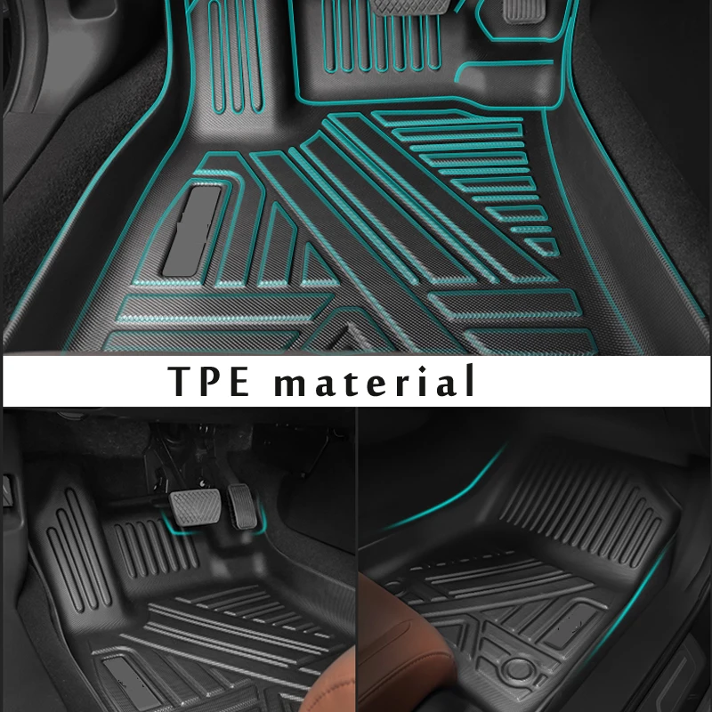 LHD Car Floor Mats For Geely Tugella Xingyue FY11 2019 2020 2021 TPE Left-hand Drive Automatic Car Floor Mats Carpet Accessories