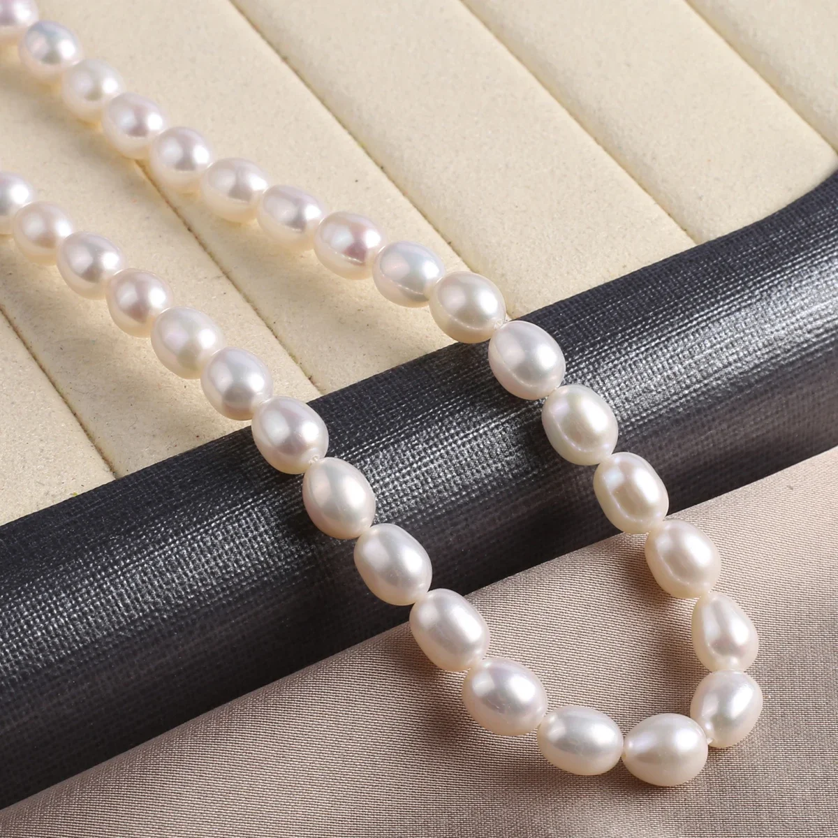 

Natural Freshwater Pearls AAAA 6-7mm 100% High Quality Rice Spacer Beads for Jewelry Making DIY Necklace Bracelet Accessories