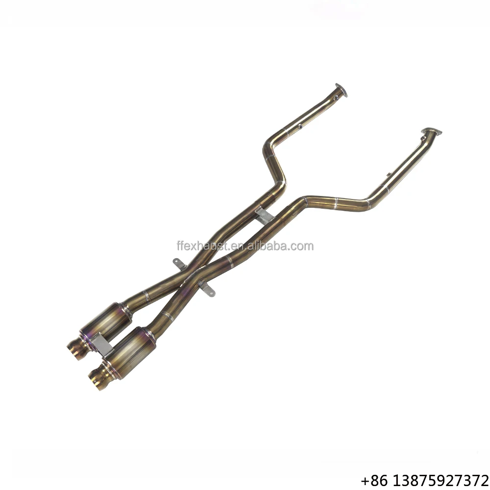 

Performance Titanium Exhaust Mid Pipe for M3 E90/E92/E93 4.0L 2007-2013 Titanium Exhaust with X Pipe Downpipe