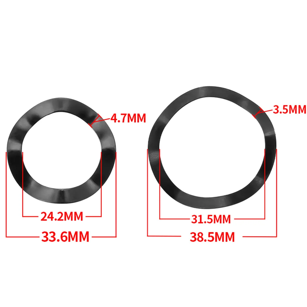 

Bike Bottom Bracket Wave Washer 5pcs Practical Bike Bottom Bracket Gasket Lightweight Cycling Part Accessories