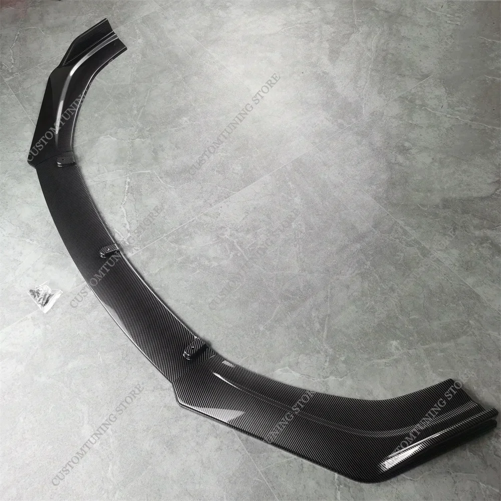 For Opel Astra K Front Bumper Lip Spoiler Splitter Diffuser Retroft Astra K B16 CDTI 1.4i 1.0T 2015-2019 Pre-Facelift Bodykits