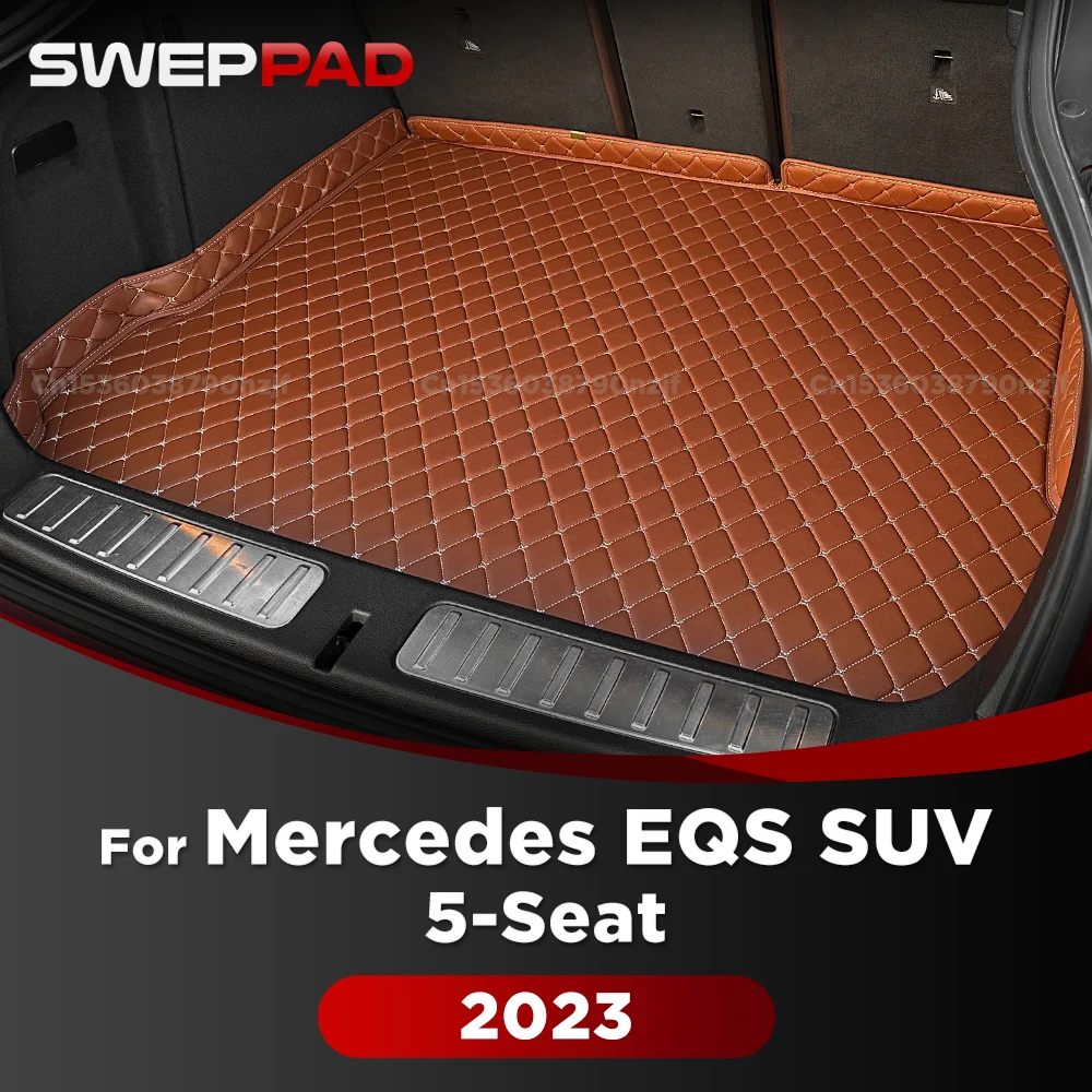 

For Mercedes Benz EQS SUV 5-Seat 2023 3D Car Trunk Mat Cargo Liner Carpet Interior Accessories