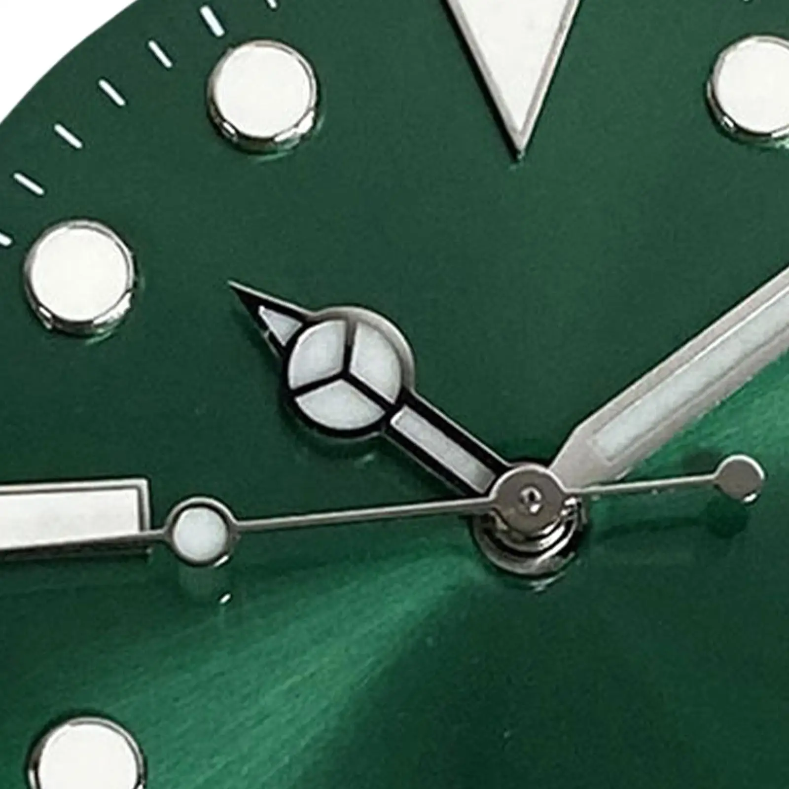 28.5mm Watch Dial, Replacement for NH36/NH35 Movement Modification Green Luminous
