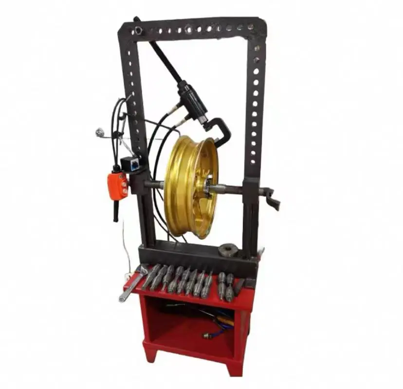 High Quality Motorcycle Rim Straighten Machine Match 99% Motorbike Model Motorcycle Wheel Rim Hub Repairing Machine