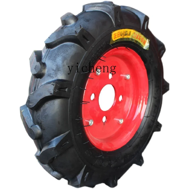 ZC construction site electric gray bucket car solid tire electric vehicle vacuum tire rubber tire