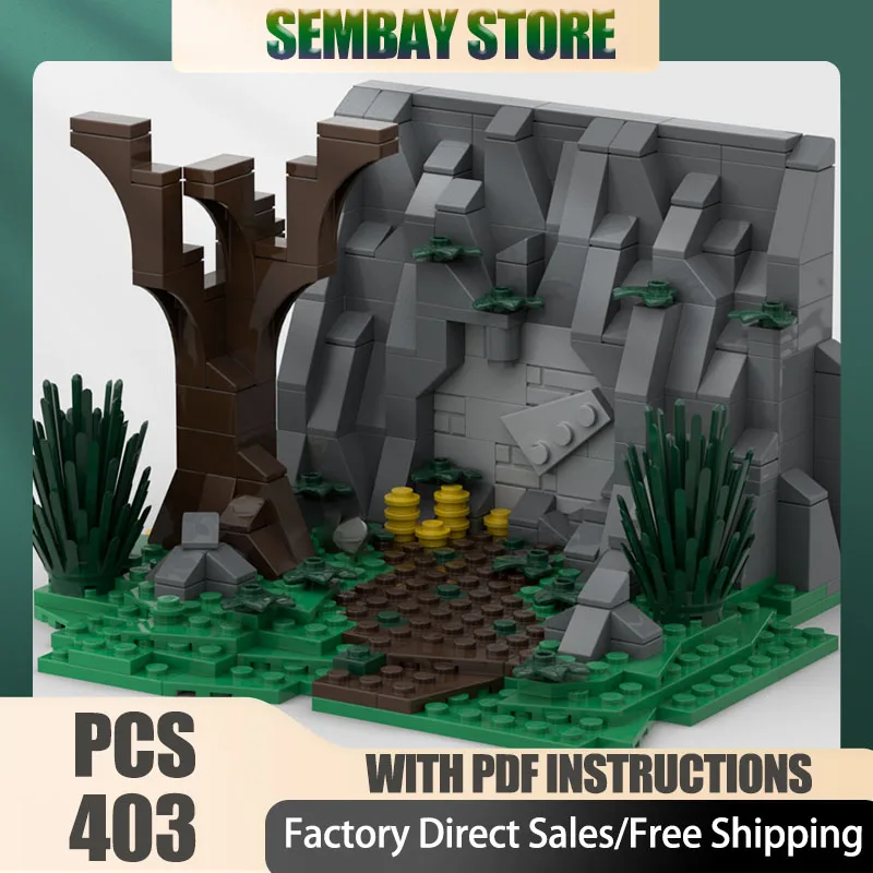 Stadt Street View Modell Moc Bausteine Eine Versteckte Kammer Modulare Modell Technologie Blöcke Weihnachten DIY Spielzeug Bau Geschenk