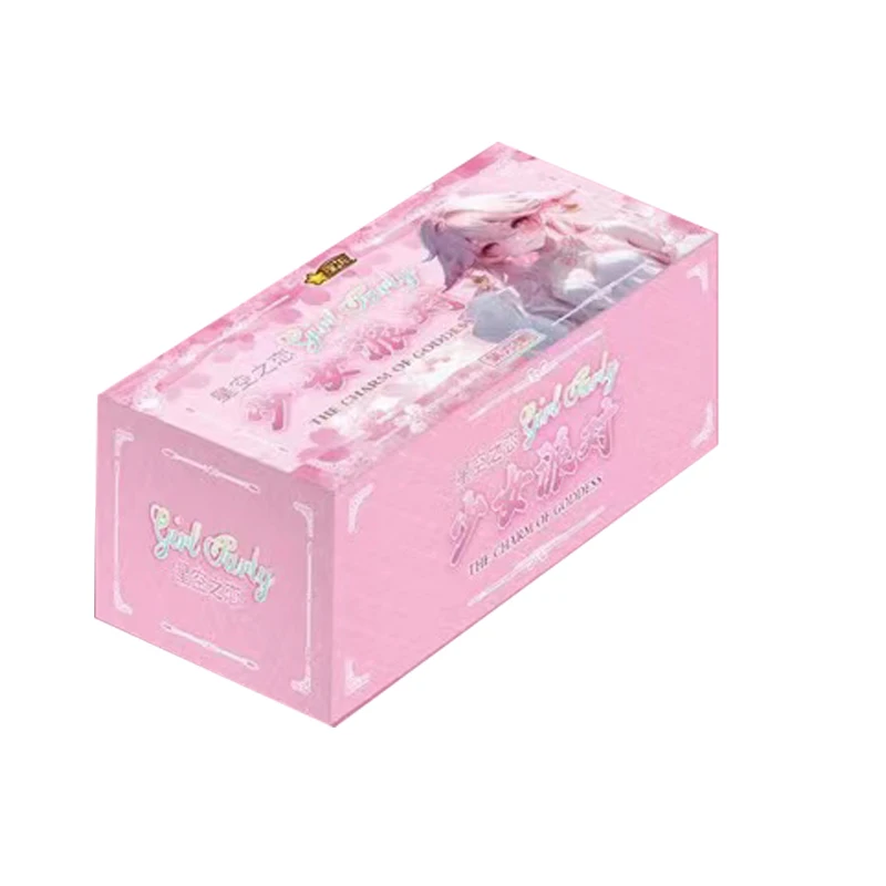 

Chenka Girls Party Six-Bomb Collectible Cards Goddess Card Double Layer Right Angle Thick Card Blind Box Card Toys And Hobbies