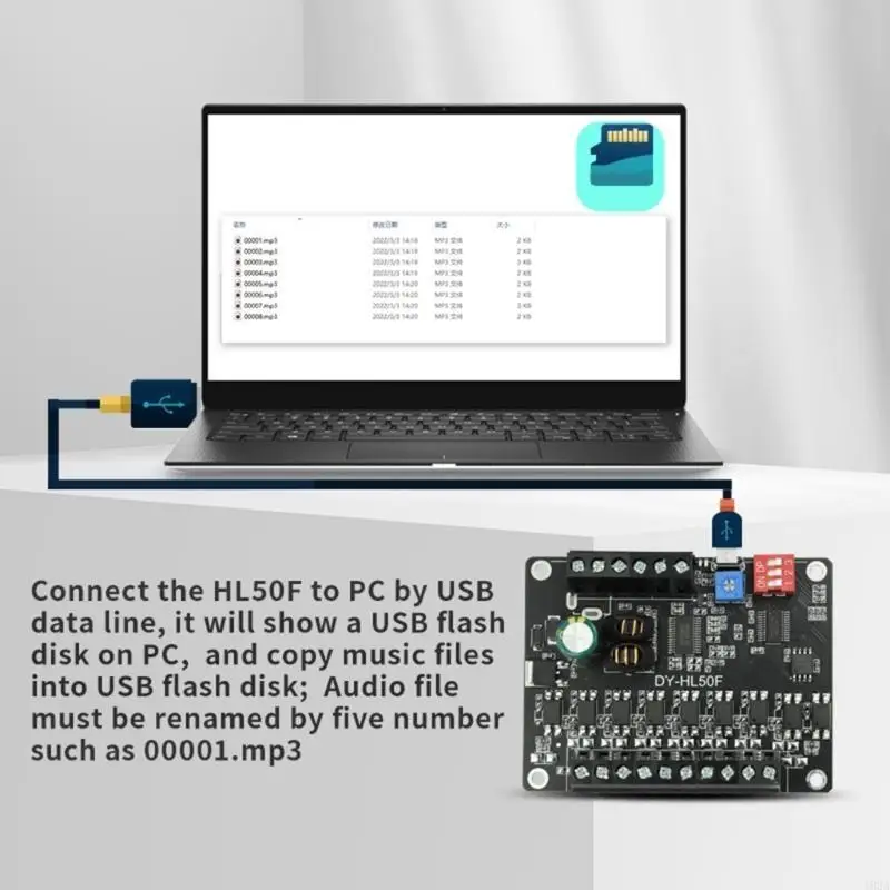 Módulo gatilho transmissão voz grau industrial