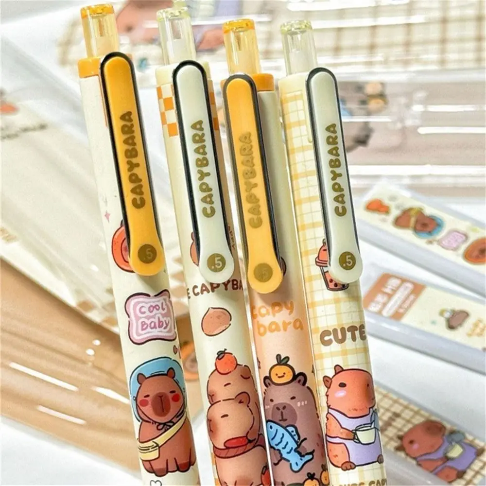 Школьные принадлежности, механический карандаш с капибарой, автоматический карандаш для рисования мультфильмов, кавайный карандаш для эскизов, набор канцелярских принадлежностей