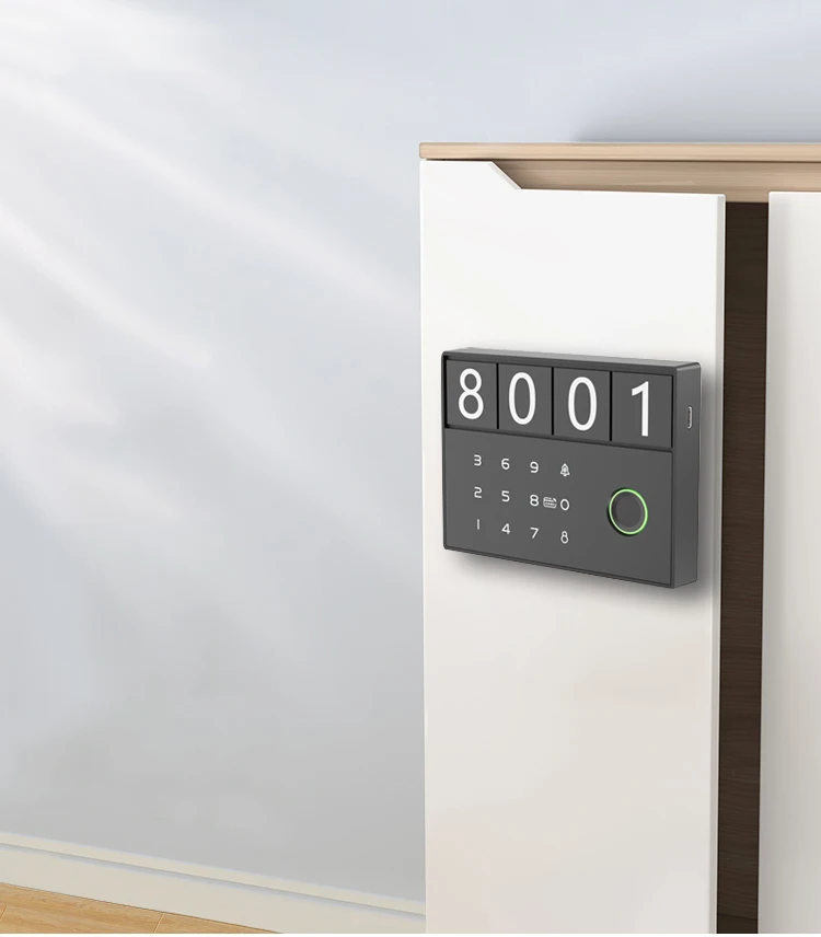 Nuovo arrivo elettronico Bluetooth Smart Digital Locker Lock Support Fingerprint/ Password/ Card/ TTlock Unlock