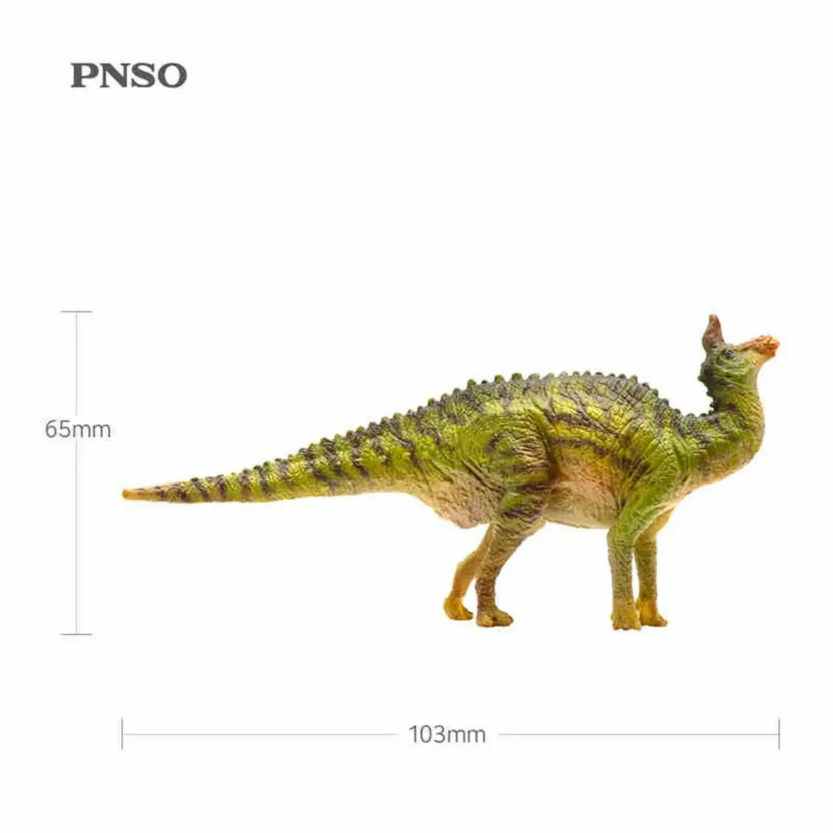 PNSO Tsintaosaurus Figure Hadrosaurus Tsintaosauras Dinosaur Collector Animal Decor Kid Toys Science Art Model Birthday Gift