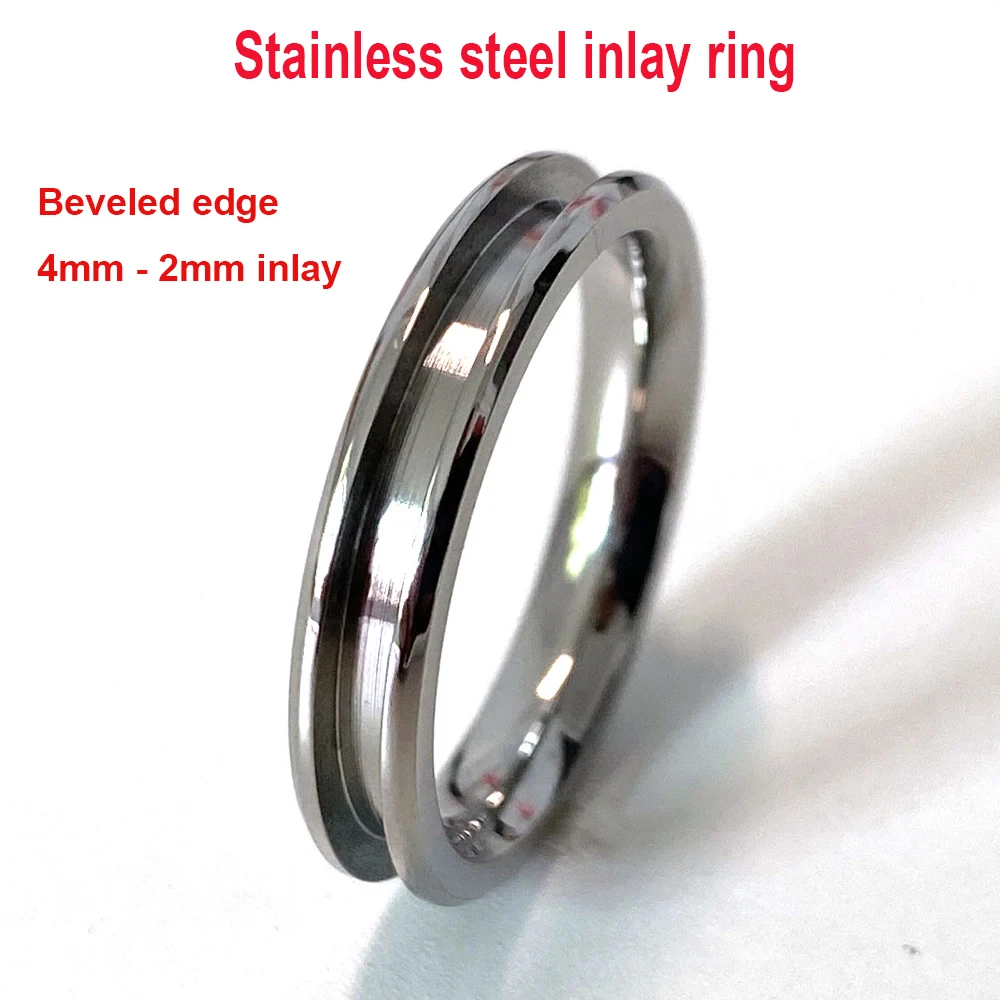 Titanium Wave Channel Blanks for Unique Handmade Rings