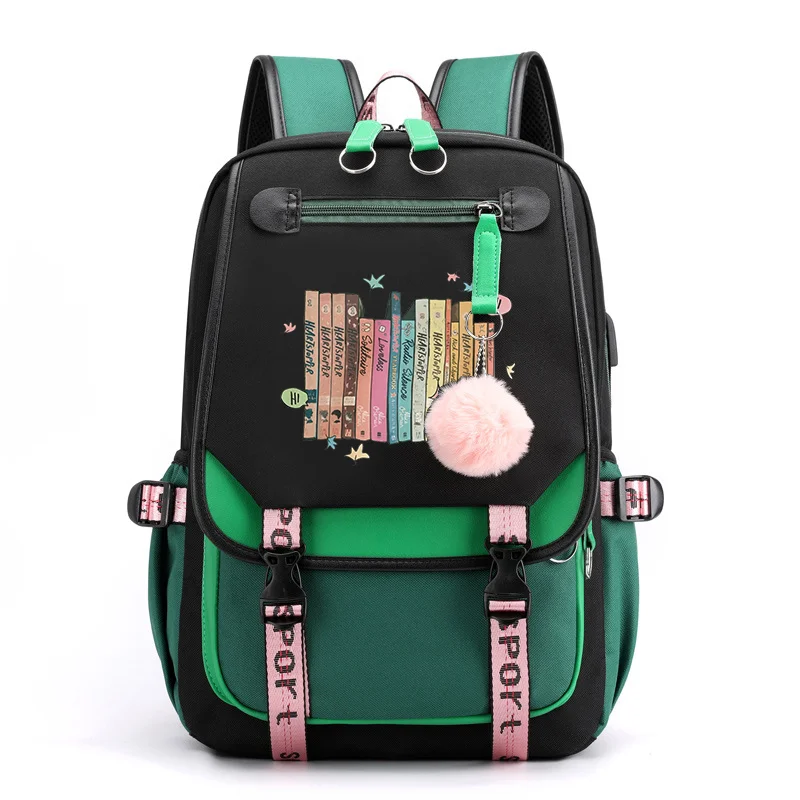 Novas mochilas Heartstopper Harajuku para homens e mulheres mochilas casuais de rua USN mochilas com zíper legal de alta qualidade