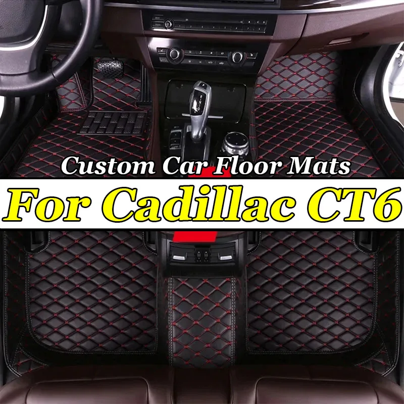 

Car Floor Mats For Cadillac CT6 2016 2017 2018 2019 2020 2021 Custom Auto Foot Pads Automobile Carpet Cover Interior Accessories