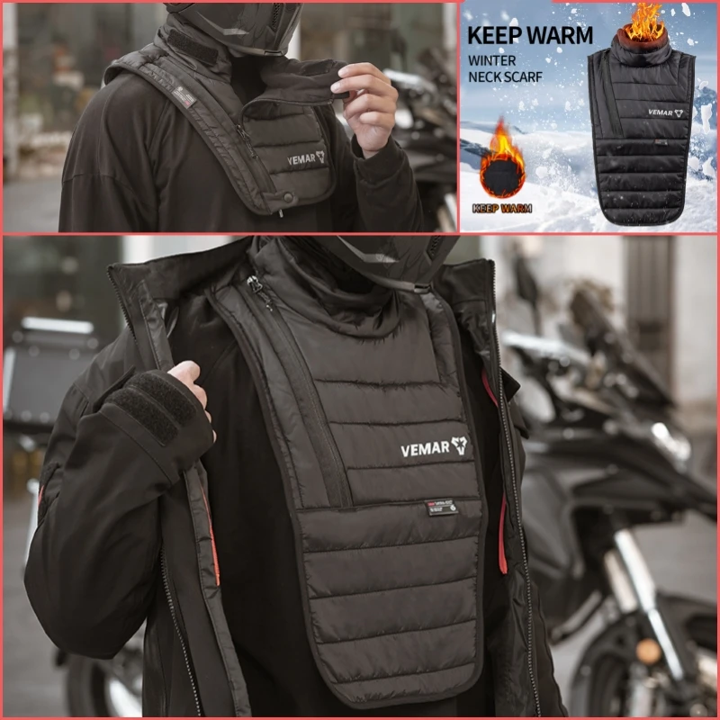 

Winter Motorcycle Neck Scarf Cold-proof Warmer Collar Thermal Fleece Bib Hiking Cycling Running Sport Ski Snowboard Women Men