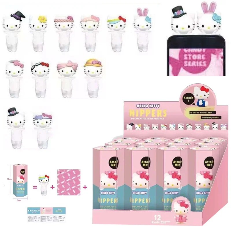 HelloKitty Sonny Angel Series الشكل العصري اليدوية الديكور الإبداعية هدية عيد ميلاد اللعب هدايا عيد الميلاد صندوق أعمى