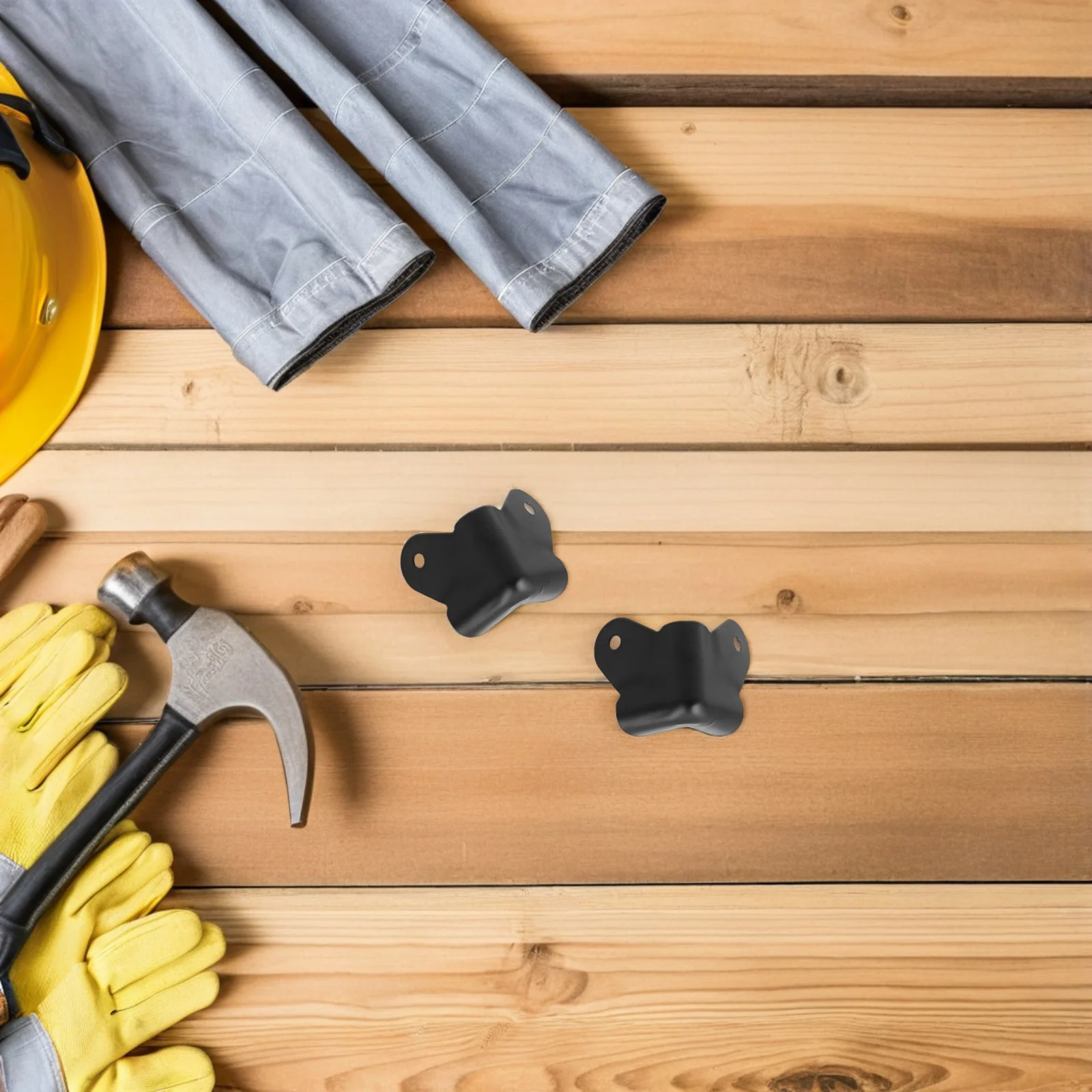 

20Pcs Speaker Corner Guards Black Iron Wrap Protective Covers Anti-Collision for Furniture Cabinet Table Speaker Corner Cover