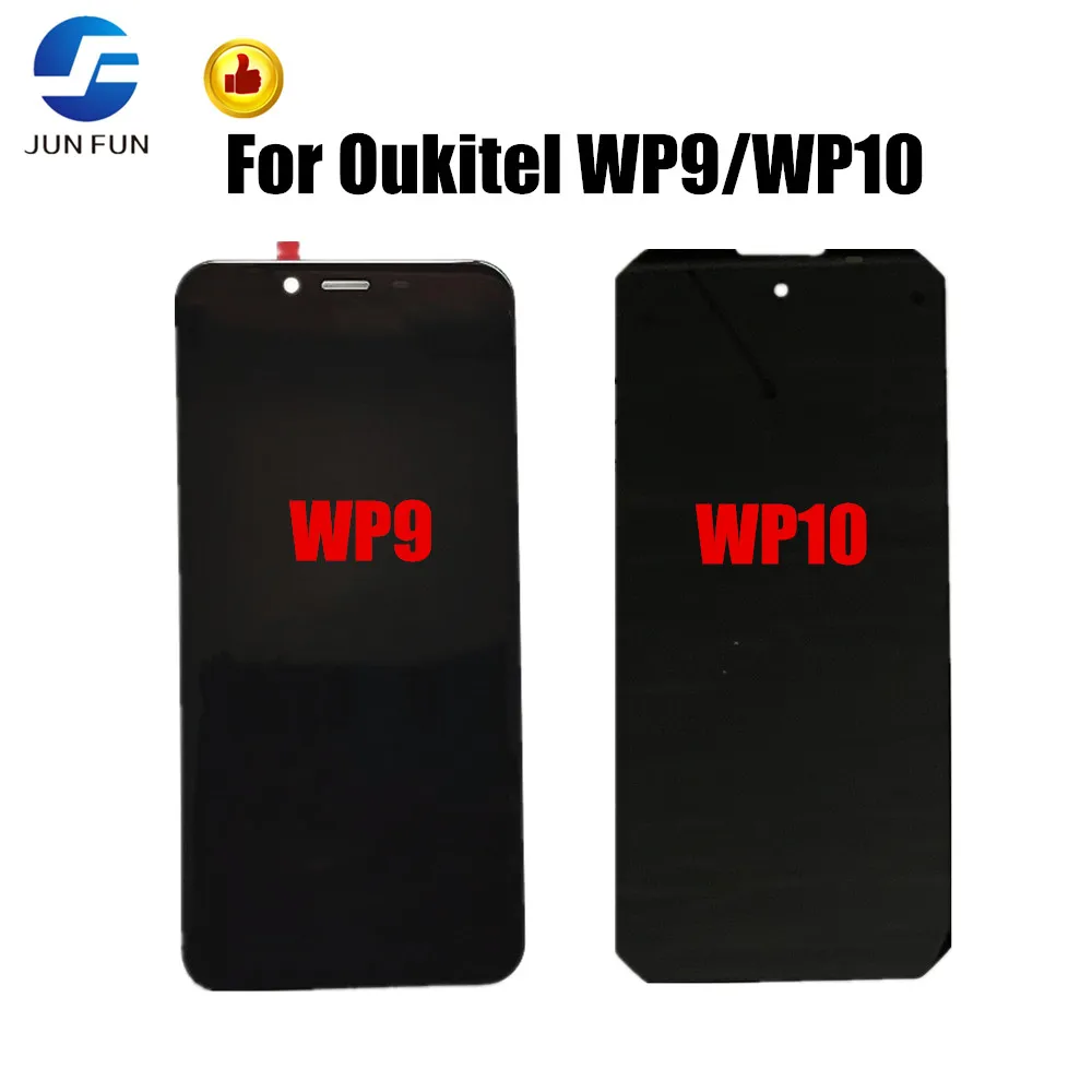 

Mobile LCD Display For Oukitel WP9 WP10 LCD Display With Touch Screen Digitizer Panel Glass Lens Sensor