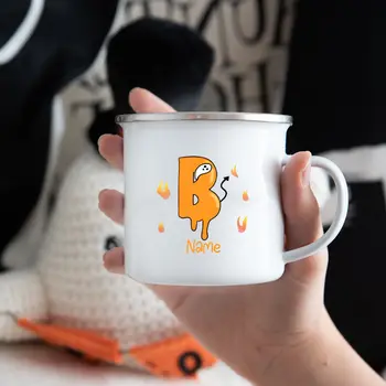 個性化萬聖節字母幽靈馬克杯,可自訂名字,適合秋季節日,男孩女孩萬聖節派對裝飾馬克杯,兒童禮物 10 最佳銷售 兒童馬克杯 - №2