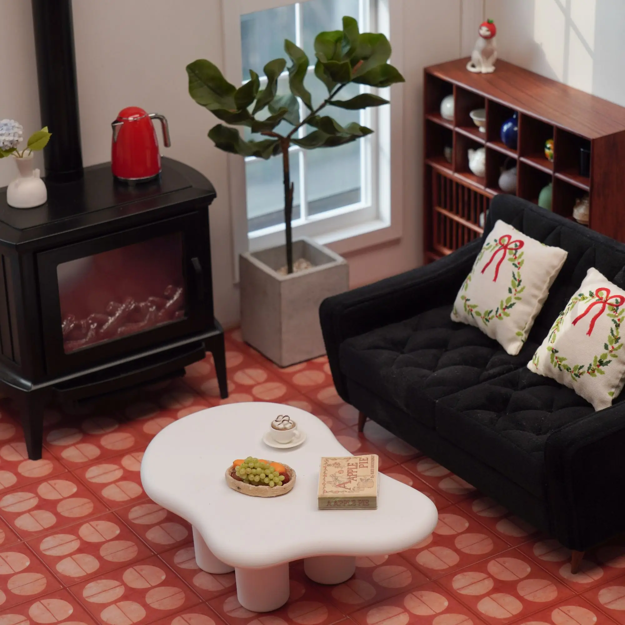 1/6 Doll House Miniature Floor tiles Floor tiles available on both sides